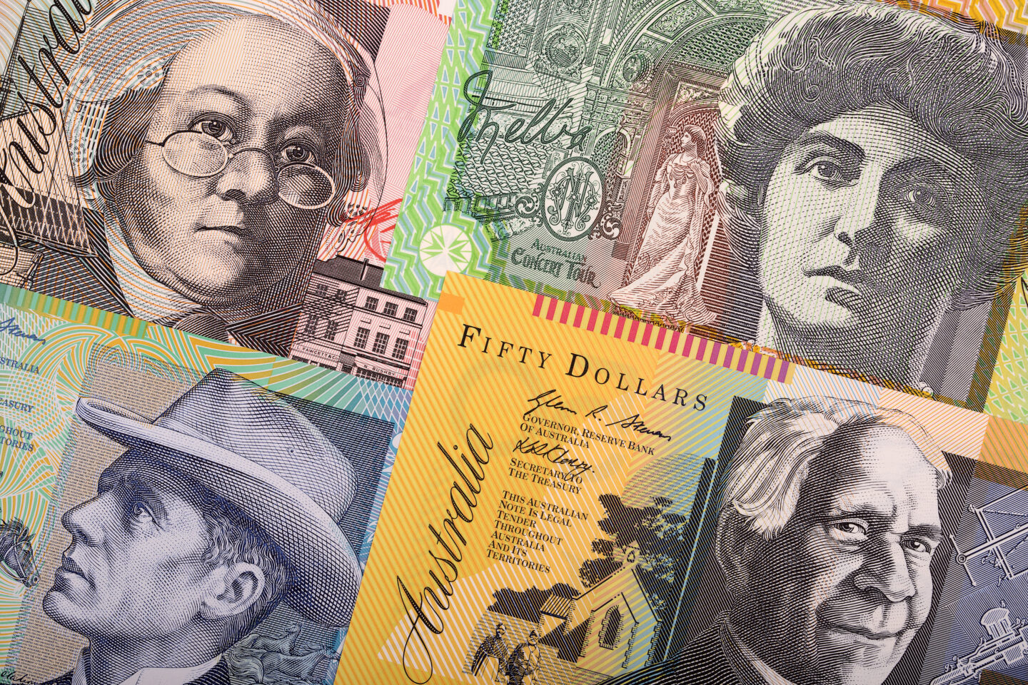 australian-dollars-a-background